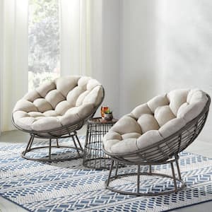 White - Wicker - Patio Furniture - Outdoors - The Home Depot