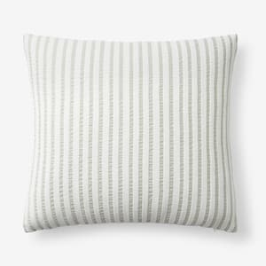 Ruched Stripe Throw Pillow Cover