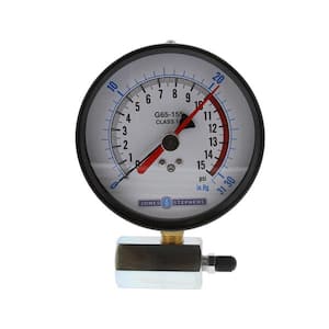Maximum pressure reading (psi): 15