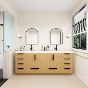 Double Sink in Bathroom Vanities with Tops