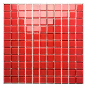Approximate Tile Size: 1x1 in Glass Tile