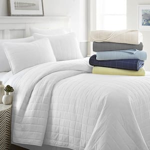 Square Quilted Coverlet Set