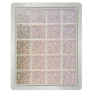 Ice Pattern in Glass Block Windows