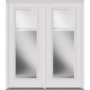 Classic Clear Low-E Glass Fiberglass Smooth Prehung Left-Hand Inswing RLB Patio Door