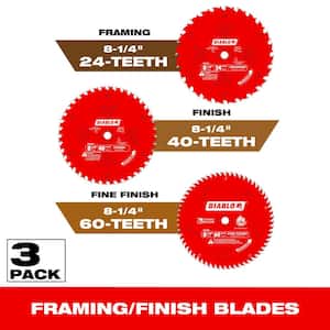 Blade Diameter (in.): 8-1/4 in