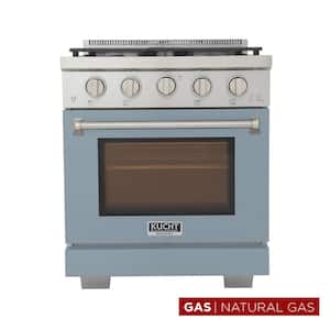 Range Size (Width): 30 in. in Single Oven Gas Ranges