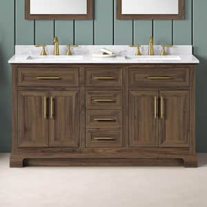 Double Sink in Bathroom Vanities