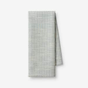 Textured Stripe Yard-Dyed Cotton Tea Towel