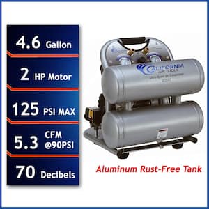 Compressor Tank Capacity (Gal.): 4.6 Gal.