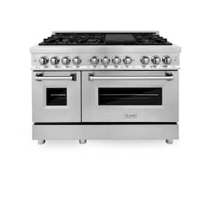 ZLINE Kitchen and Bath in Double Oven Dual Fuel Ranges