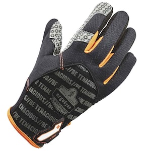 Black Smooth Surface Handling Gloves