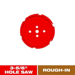 Hole Saw Diameter (in): 3-5/8"