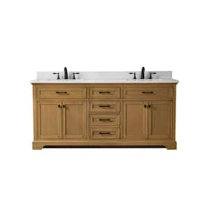 Solid Wood in Bathroom Vanities with Tops