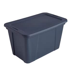 Basicwise 5.36 Gal. Large Clear Storage Container With Lid and Handles  QI003488 - The Home Depot