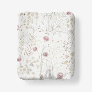 Legends Hotel Thistle Flower Wrinkle-Free Sateen Fitted Sheet