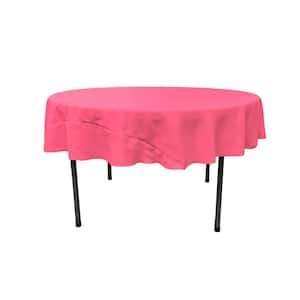 72 in. Round Polyester Poplin Tablecloth