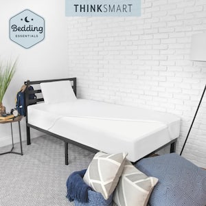 ThinkSmart Bedding Bundle with 2 in. Memory Foam Mattress Topper, Memory Foam Pillow, and Mattress Protector
