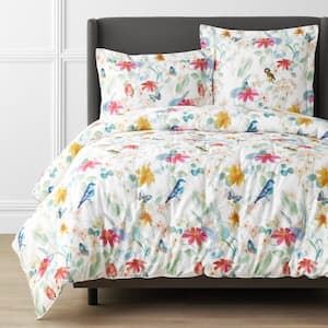 Legends Luxury Garden Harmony Multi-Colored Cotton Sateen Comforter