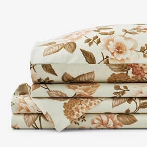 Legends Hotel Blooming Flowers Wrinkle-Free Sateen Sheet Set