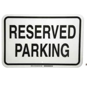 Reserved Parking Sign