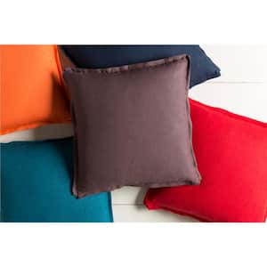 Zevgari Solid Polyester Throw Pillow
