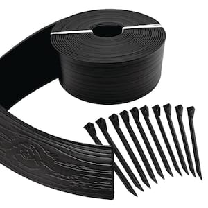 Black in Plastic Edging