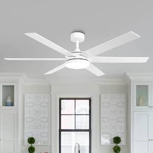 White in Ceiling Fans With Lights
