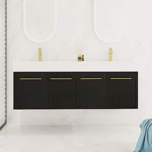 Double Sink in Bathroom Vanities with Tops