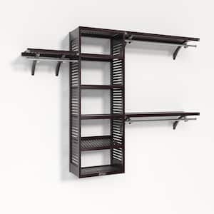 Black in Wood Closet Systems