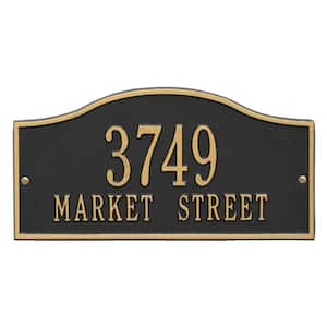 Two Lines in Address Plaques