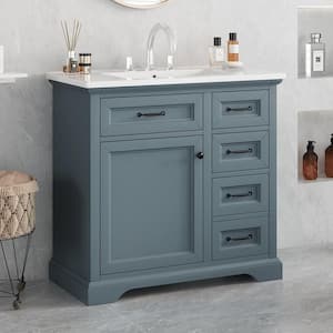 Gray in Bathroom Vanities with Tops