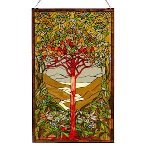Vertical in Stained Glass Panels