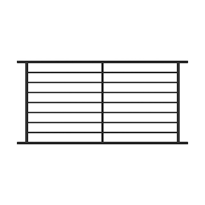 Black in Deck Railing Systems