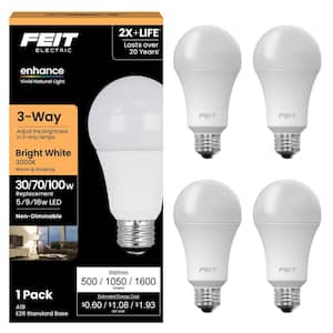 Light Bulb Features: 3-way