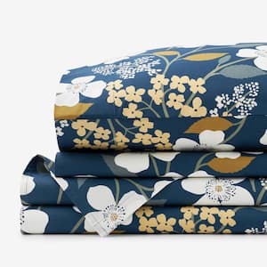 Company Cotton Adley Floral Cotton Percale Sheet Set