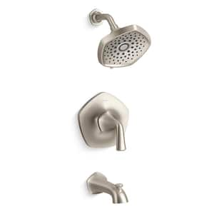 Brushed Nickel in Bathtub & Shower Faucet Combos