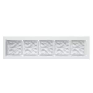 White in Glass Block Windows