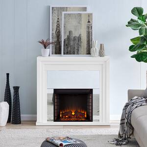 White in Electric Fireplaces