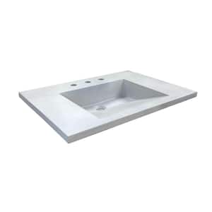 Faucet Hole Spacing (in.): 8 in. Faucet Hole Spacing