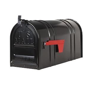 Black in Post Mount Mailboxes