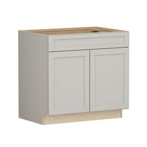 Gray in Assembled Kitchen Cabinets
