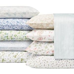 Blossoming Floral 300-Thread Count Cotton Sheet Set