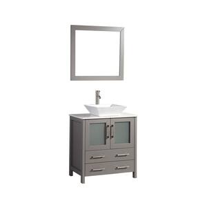 Gray in Bathroom Vanities