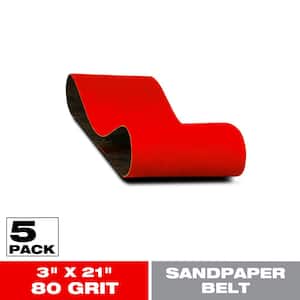 3 x 21: Belt Width (in.) x Length (in.)