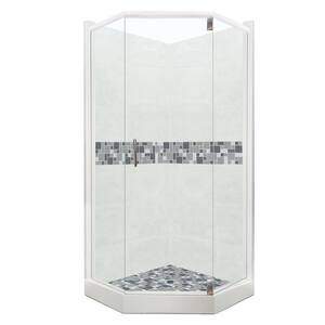Approximate Length x Width: 48 x 36 in Shower Stalls & Kits