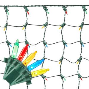 Multi Color Lights - Christmas Net Lights - Christmas Lights - The Home Depot