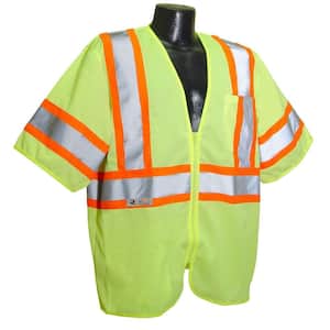 CL 3 with Contrast green  Safety Vest