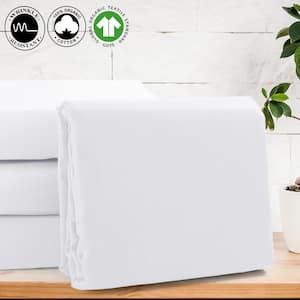 Solid 300 Thread Count Organic Cotton Flat Sheet