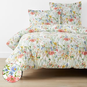 Company Cotton Floral Impressions Cotton Percale Comforter
