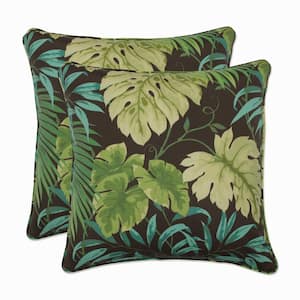 Green in Outdoor Throw Pillows